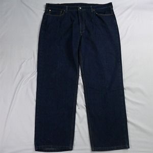 Levis 42 x 32 550 Relaxed Fit Dark Waterless Denim‎ Jeans